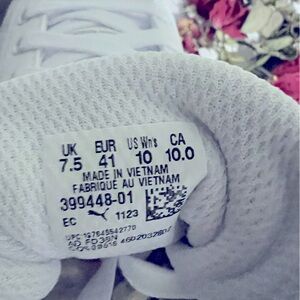 Puma embroidered rose sneakers